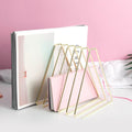 Metal Book Holder Desk Organizer