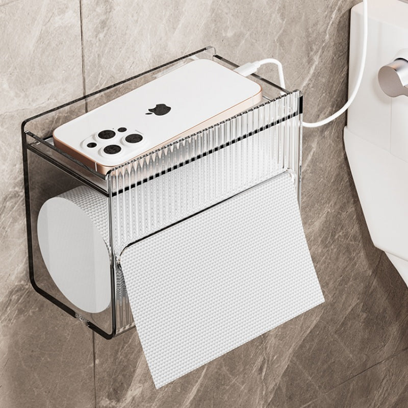 Wall-Mounted Toilet Paper Holder