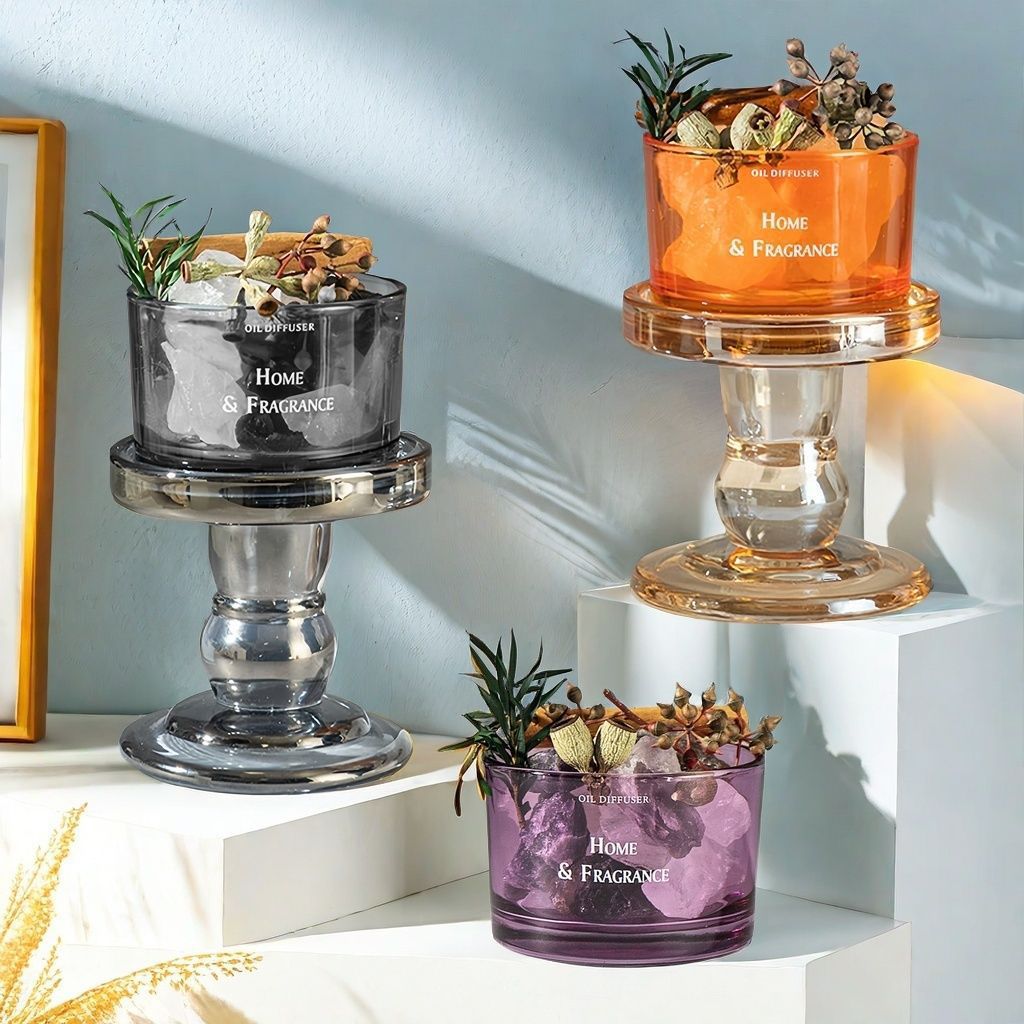 Aroma Diffuser Bowl with Crystal Stones
